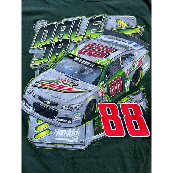 Vintage Dale Earnhardt Jr. NASCAR Hendrick Motorsports Double Sided T-Shirt B4 - Picture 2 of 6